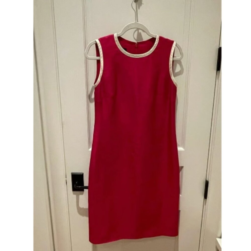 AKRIS 100% Silk Sleeveless Sheath Dress